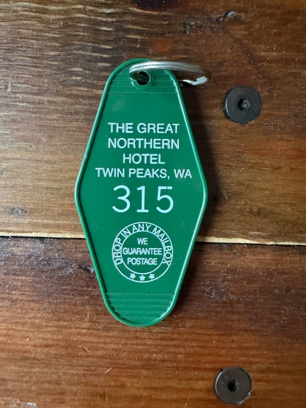 Twin Peaks The Great Northern Hotel Room 315 Key Chain